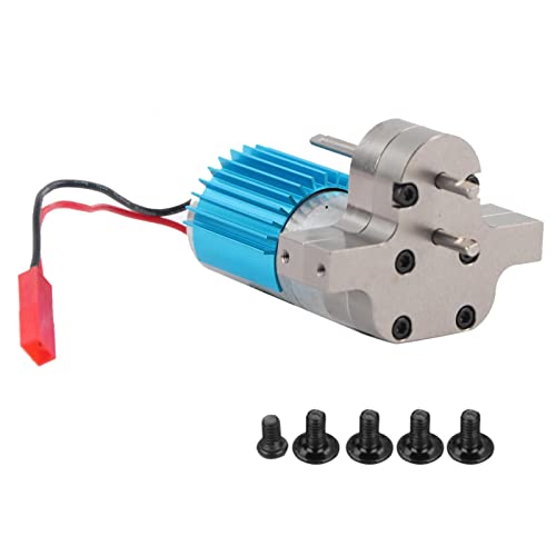 DMLENGOIN Geschwindigkeitswechselgetriebe Metallgetriebe mit 370 gemeinsamer Motor für WPL 1632 RC -Auto (WPL1632T Stone Gray) von DMLENGOIN