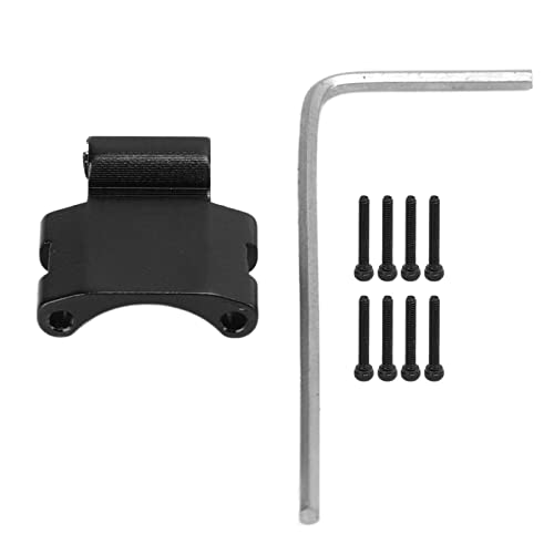 DMLENGOIN Hochfestige korrosionsbeständige Aluminiumlegierung Hinterachse Fernerkundungskontroll -Autoteile Zubehör für axiale SCX24 RC -Auto -Upgrade (Black BL) von DMLENGOIN