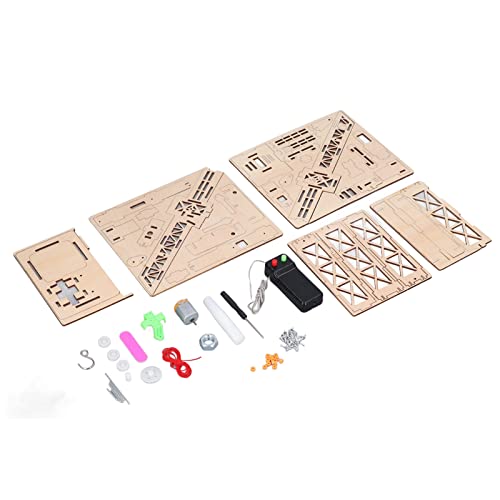 DMLENGOIN Holzturm Crane Model Spielzeug DIY Kinder Fernbedienung Heben von Wissenschaft Experiment Hilfe DMLENGOIN Holzturm Crane Model Spielzeug DIY Kinder Fernbedienung Heben von Wissenschaft Experiment Hilfe von DMLENGOIN