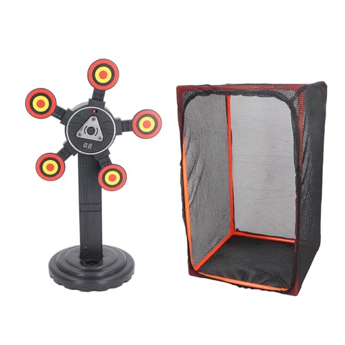 DMLENGOIN Kinder elektronische Bewertungsziel Spielzeug Auto Reset Soundeffekt 360 Grad Rotation Moving Target Training Kit von DMLENGOIN