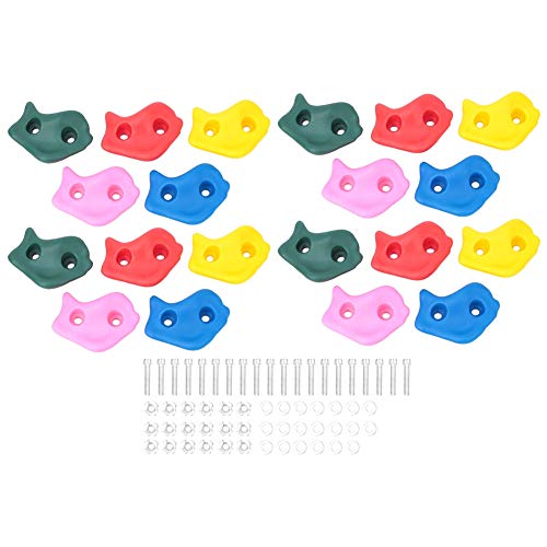 DMLENGOIN Kinder farbenfrohe Klettern hält Set für Vergnügung Geräte 20 PCs DMLENGOIN Kinder farbenfrohe Klettern hält Set für Vergnügung Geräte 20 PCs von DMLENGOIN
