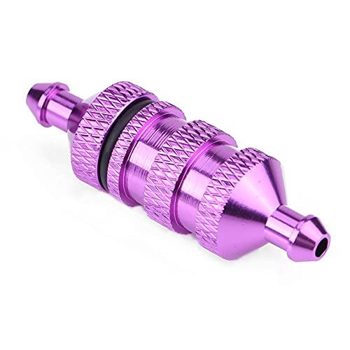 DMLENGOIN Legierung Aluminium Öl Nitro -Kraftstofffilter Hoch -Upgrade RC -Autoteile Gold Lila 1,42 Zoll (Violet) von DMLENGOIN
