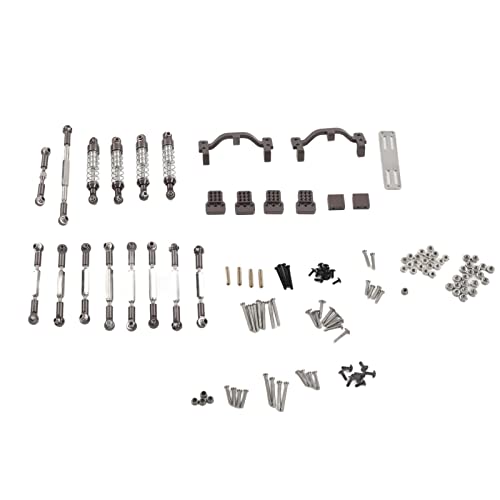 DMLENGOIN Legierungschocks Absorber RC -Auto -Upgrade Ersatzkit für WPL C24 C14 C14K C24K (Silber) von DMLENGOIN