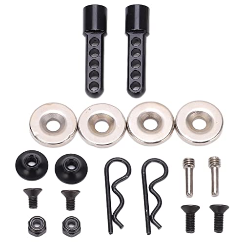 DMLENGOIN Magnetische Starke RC -Autoschalensäule für axiale SCX10 90046 90047 1/10 Fernbedienungsauto Schwarz (36mm) von DMLENGOIN