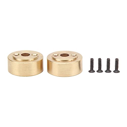DMLENGOIN Messing-Gegengewicht hinten, Gold-Achsgewichte, Hinterachse, Messing-Gegengewicht, 1/18 4M RC-Car von DMLENGOIN
