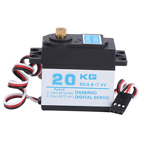 DMLENGOIN Metal Gear Hohe Drehmoment Digitales Servo -Upgrade für RC -Car 1/10 Skala von DMLENGOIN