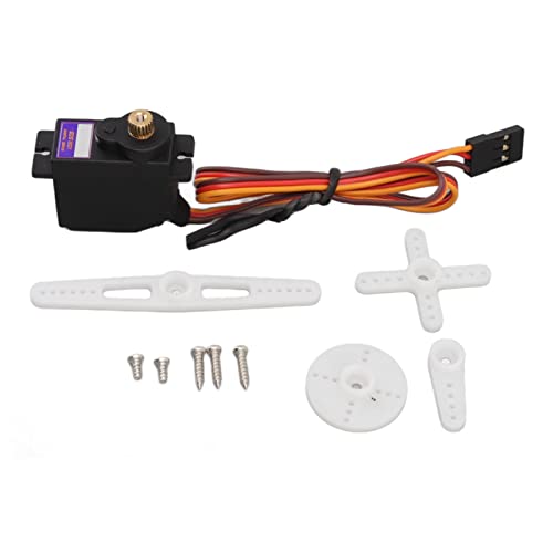 DMLENGOIN Metal Gear Servo -Lager Micro Digitales Servo -Kunststoff -Servo Arm Set RC Flugzeug Segelflugzeug Kleiner Roboter von DMLENGOIN