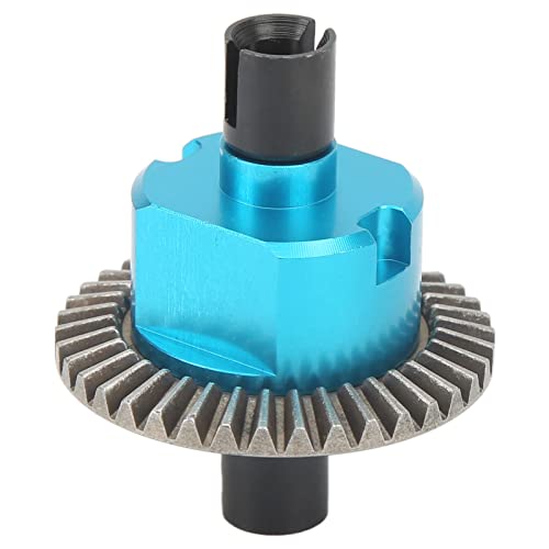 DMLENGOIN Metall 38T Differentialgetriebe stabile Fahrt Universal 1/10 RC -Autos (Blue) von DMLENGOIN