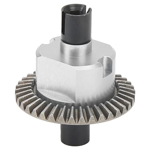 DMLENGOIN Metall 38T Differentialgetriebe stabile Fahrt Universal 1/10 RC -Autos (Silver) von DMLENGOIN