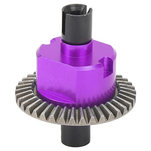 DMLENGOIN Metall 38T Differentialgetriebe stabile Fahrt Universal 1/10 RC -Autos (Violet) von DMLENGOIN