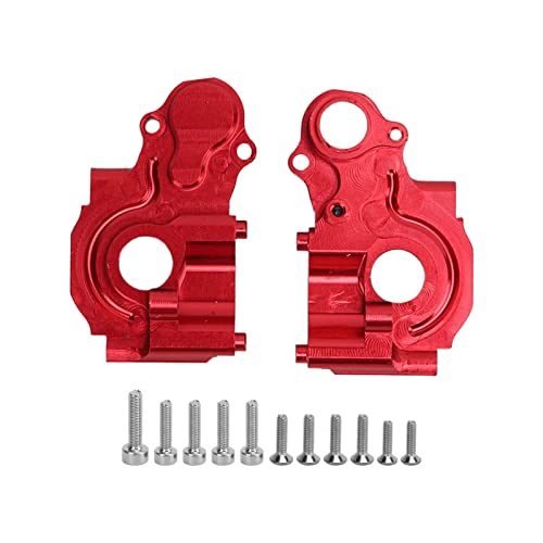 DMLENGOIN Metall -Getriebe -Getriebe -Getriebe -Deckteile für LOSI Minit 2.0 2WD RC LKW Auto (Rot) von DMLENGOIN