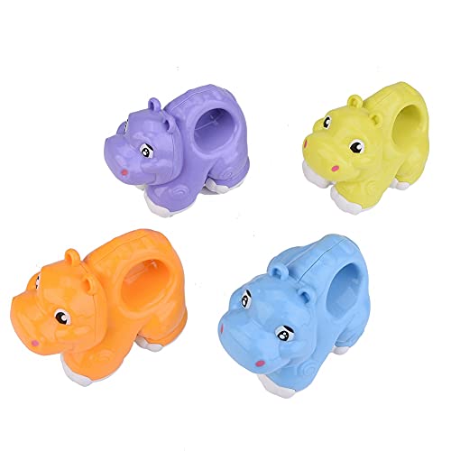 DMLENGOIN Nettes Cartoon Kleinkind Kinder Spielzeug Spielzeug kleine Autos Rad Trägheit Gleiten (899-6c Cartoon Inertial Nilpferd) von DMLENGOIN