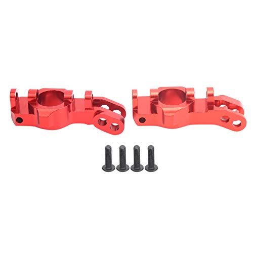 DMLENGOIN Paar RC Front- und Heck -C -Hub -Träger Aluminiumlegierung robuste Teile Redcat 1/10 xte RC -Auto (Rot) von DMLENGOIN