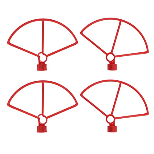 DMLENGOIN Propeller Guard Blade Fling Cover Protector 4PCS 3 Pro Drohnenzubehör (Rot) von DMLENGOIN