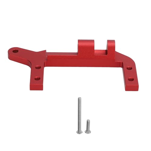 DMLENGOIN RC Achse Servo Mount Aluminiumhalter für 1/10 Fernbedienungs -Crawler -Szene (Red) von DMLENGOIN