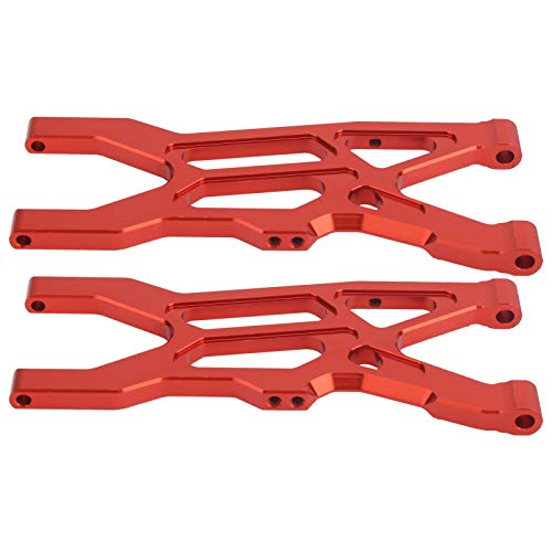 DMLENGOIN RC Aluminiumlegierung vordere untere Suspension Arm Verbesserung der Leistung Links rechts Anpassung Arrma 1/10 Fernbedienungsauto (Red) von DMLENGOIN