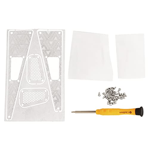 DMLENGOIN RC-Auto-dekorativer Aufkleber aus Edelstahl, Exquisite Abziehbilder für 1/18 RC-Autos, Coole Silberne Farbe DMLENGOIN RC-Auto-dekorativer Aufkleber aus Edelstahl, Exquisite Abziehbilder für 1/18 RC-Autos, Coole Silberne Farbe von DMLENGOIN