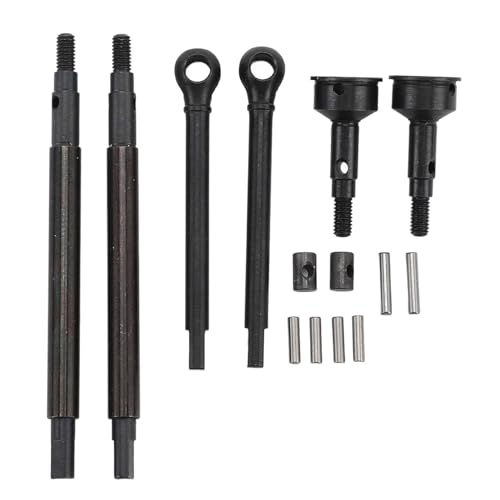 DMLENGOIN RC -Auto vorne Heckantriebswelle Set Stahl RC -Antriebswellbaugruppe Upgrade Teile 1/18 von DMLENGOIN