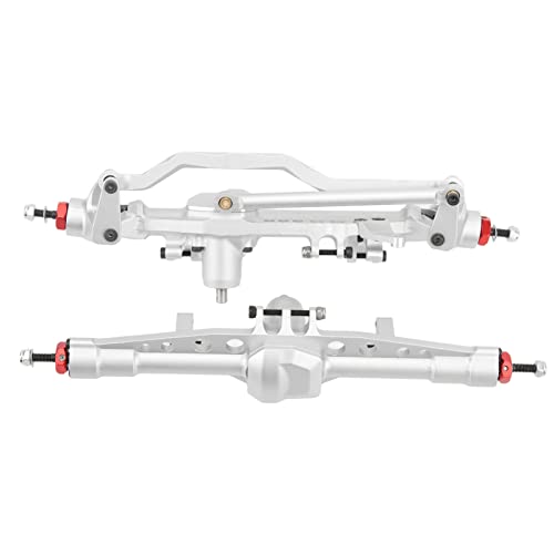 DMLENGOIN RC -Auto vorne Hinterachse Aluminiumlegierung vollständig kompatible gerade Achse für Waraith RR10 90048 1/10 RC -Auto (Silver) von DMLENGOIN