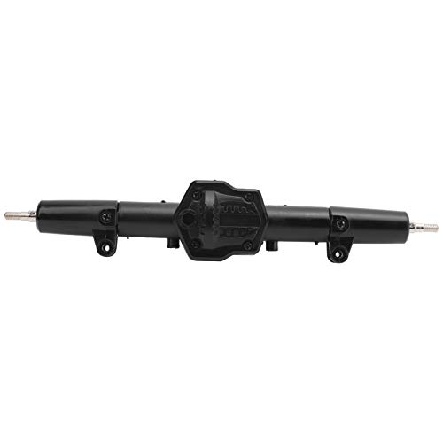 DMLENGOIN RC-Autoachse, Metallgetriebe-Montagezubehör, passend für MN86K MN86KS MN1/12 RC-Autoersatzteile, Schwarze Vorder-/Hinterachse für RC-Auto-Crawler (Backbridge) von DMLENGOIN