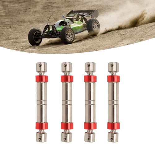 DMLENGOIN RC -Autoantriebswelle Stahlmischwelle 80 100 mm Easy Installation niedriger Rausch -RC -Autoteile für axiale SCX10 90046 CC01 1/10 (Silber) von DMLENGOIN