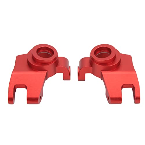 DMLENGOIN RC -Autolenker Professioneller Aluminiumlegierungen Lenkung Axial SCX6 1/6 RC Auto (Rot) von DMLENGOIN