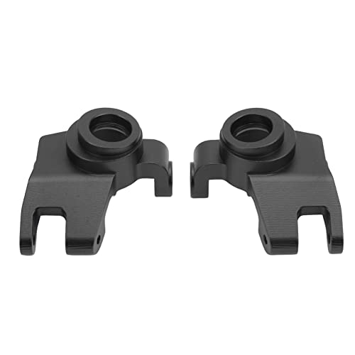 DMLENGOIN RC -Autolenker Professioneller Aluminiumlegierungen Lenkung Axial SCX6 1/6 RC Auto (Schwarz) von DMLENGOIN