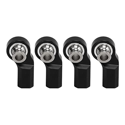 DMLENGOIN RC -Autostange Endlegungsstahllenker Lenkungstange für axiales SCX10 -Modell Verbesserung der Lenkleistung Leichter Gewicht 4pcs (Black) von DMLENGOIN