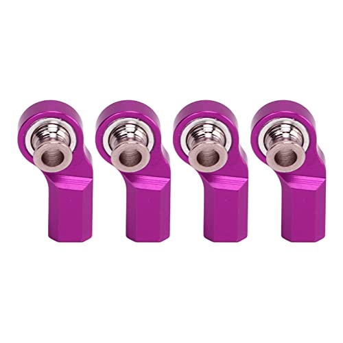 DMLENGOIN RC -Autostange Endlegungsstahllenker Lenkungstange für axiales SCX10 -Modell Verbesserung der Lenkleistung Leichter Gewicht 4pcs (Purple) von DMLENGOIN