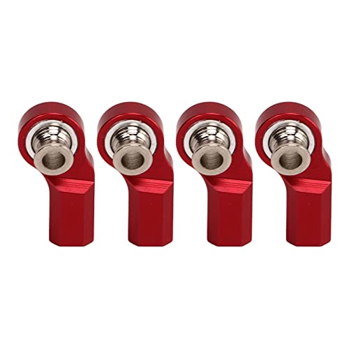 DMLENGOIN RC -Autostange Endlegungsstahllenker Lenkungstange für axiales SCX10 -Modell Verbesserung der Lenkleistung Leichter Gewicht 4pcs (Red) von DMLENGOIN