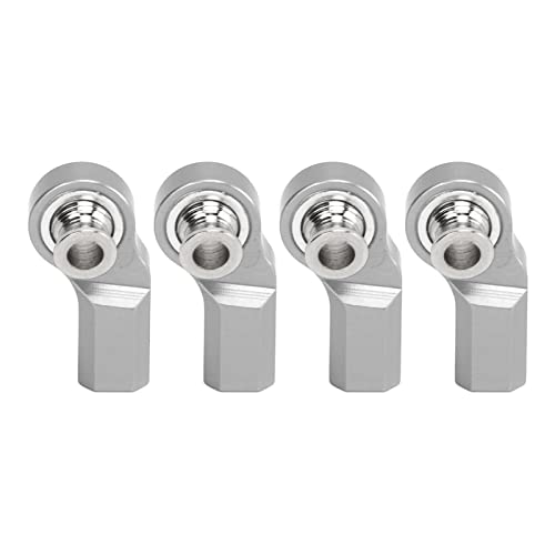 DMLENGOIN RC -Autostange Endlegungsstahllenker Lenkungstange für axiales SCX10 -Modell Verbesserung der Lenkleistung Leichter Gewicht 4pcs (Silver) von DMLENGOIN