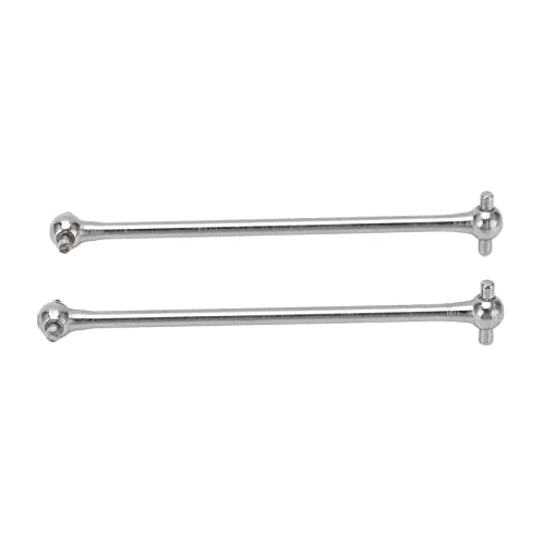 DMLENGOIN RC Car Drive Shaft Metal High Performance für WLTOYS 144001 144002 124018 124019 124017 124016 144010 Silber 2,6 Zoll von DMLENGOIN