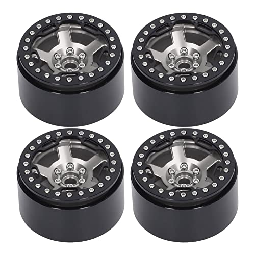 DMLENGOIN RC Car Wheel Hub Aluminiumlegierung 12mm Sechskantantrieb Metall 26mmThickness für 1/10 Crawler Car 4 SCX10 (Silber) von DMLENGOIN