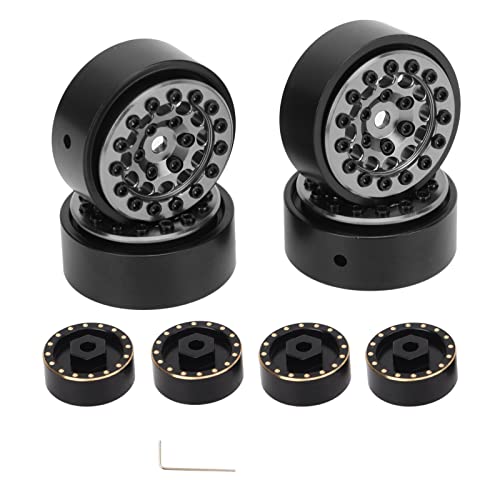 DMLENGOIN RC Car Wheels Felgen Hubs Gegengewicht Aluminiumlegierung FMS 1/24 FCX24 (You Color) von DMLENGOIN
