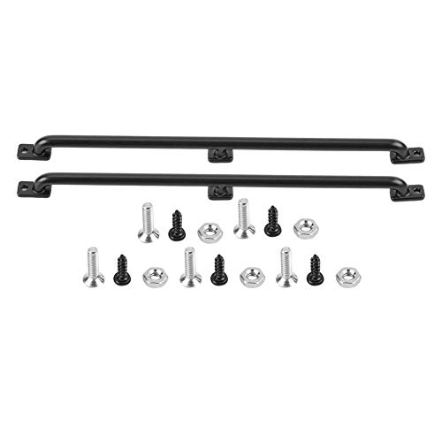 DMLENGOIN RC Crawler Car Links rechts Metall -Handlauf -Upgrade Accessoire Solid Easy Installieren Sie exquisites Erscheinungsbild 1/10 Skala (135cm) von DMLENGOIN