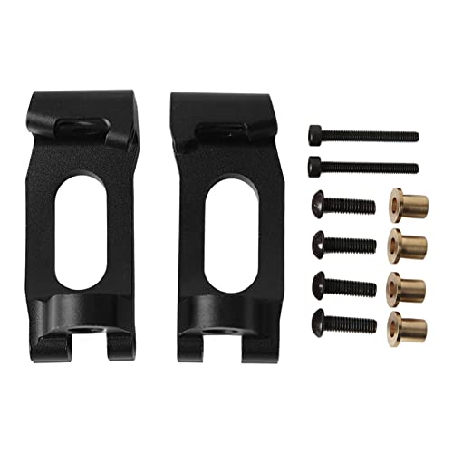DMLENGOIN RC Front C Hub -Träger -Upgrade -Teile Aluminiumlegierung Caster Block SLEDG 4 Radantrieb 1/8 RC Auto (Black) von DMLENGOIN