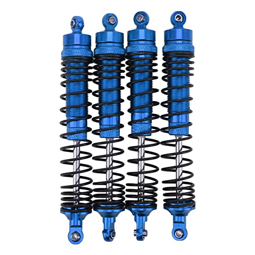 DMLENGOIN RC Front Heck -Stoßdämpfer Aluminiumlegierung RC Dämpfer Set Losi 1/8 für RC -Autos anwendbar (Dunkelblau) von DMLENGOIN