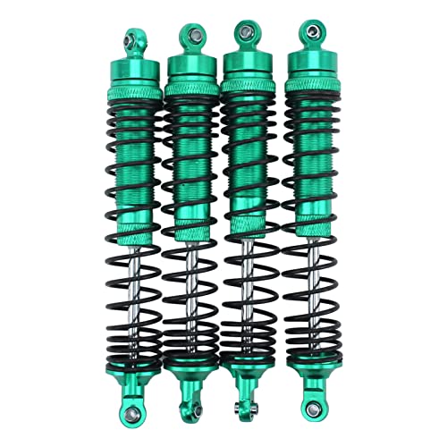 DMLENGOIN RC Front Heck -Stoßdämpfer Aluminiumlegierung RC Dämpfer Set Losi 1/8 für RC -Autos anwendbar (Grün) von DMLENGOIN