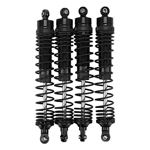 DMLENGOIN RC Front Heck -Stoßdämpfer Aluminiumlegierung RC Dämpfer Set Losi 1/8 für RC -Autos anwendbar (Schwarz) von DMLENGOIN