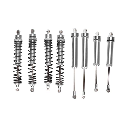 DMLENGOIN RC Front Heck -Stoßdämpfer Aluminiumlegierung Stabiler Versiegelung Ersatzteil für UDR 1/7 (Silber) von DMLENGOIN