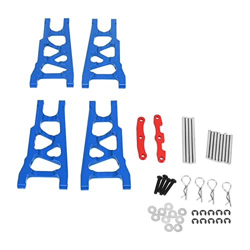 DMLENGOIN RC Front Heck Suspension Arm Professional Aluminiumlegierung RC Auto Schwung Arm Slash 1/10 RC Auto (Blau) von DMLENGOIN