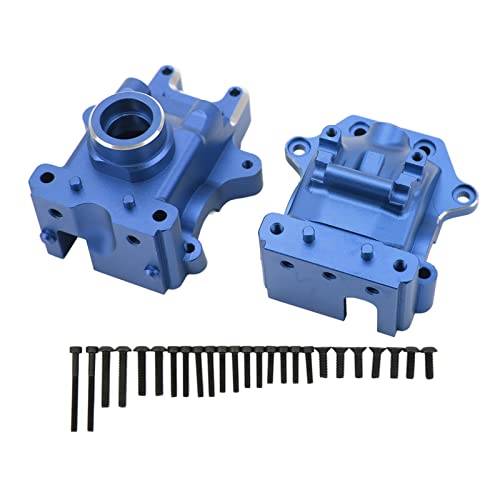 DMLENGOIN RC Getriebe Gehäuse Set Aluminiumlegierung Universal Getriebekoffer Sledg 1/8 4WD (Blau) von DMLENGOIN