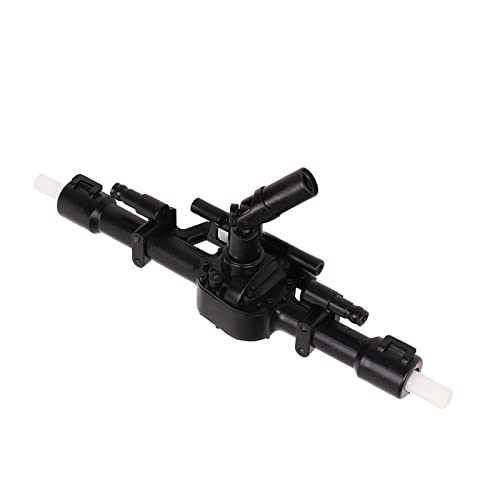 DMLENGOIN RC Hinterachse Black Plastik gut ausgestattete hintere Brückenachse für MN78 1/12 Fernbedienungsauto von DMLENGOIN