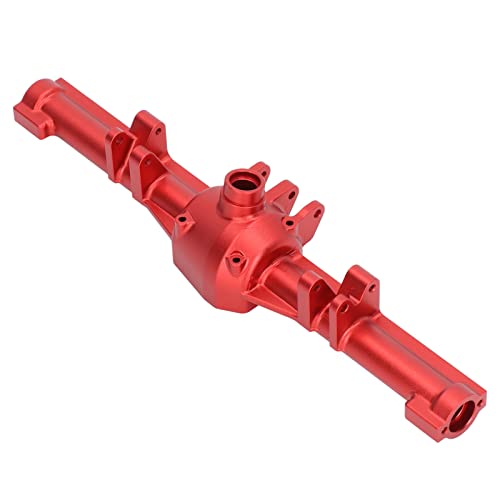 DMLENGOIN RC Hinterachse Gehäuse Aluminiumlegierung Upgrade -Teile Verbesserung der Leistung für axiale SCX6 1/6 Autos Universal (Rot) von DMLENGOIN