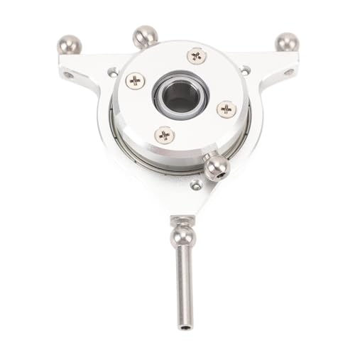 DMLENGOIN RC -Hubschrauber Shashplate Hochfestigkeit Aluminiumlegierung Edelstahlkreuzplatte für Flywing Bell206 UH1 von DMLENGOIN