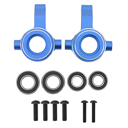 DMLENGOIN RC -Lenkungsbecher -Lager -Kit Aluminiumlegierung Lenkung Tasse Ersatz Sledg 1/8 4WD -Fernbedienungsauto (Blue) von DMLENGOIN