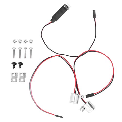 DMLENGOIN RC Light Group High Performance für WPL MN RC Car Fernbedienung Silber Metall von DMLENGOIN