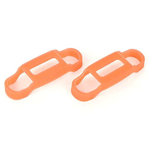 DMLENGOIN RC Propeller Paddle Blade Halter Stabilisator Beschützer Mini Drohne Rotes graues Silikon 2pcs (Rot) von DMLENGOIN