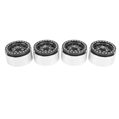 DMLENGOIN RC Rad Felgen 1,9 Zoll Legierung CNC -Bearbeitungs -Beadlock -Hub für axiale SCX10 90046 Redcat MST (You Color) von DMLENGOIN