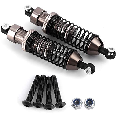 DMLENGOIN REDCAT XTE RC Metalldämpfungs-Upgrade-Zubehör, 95 mm Ti-Farbe für Stabilität vorne und hinten von DMLENGOIN